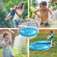Kids Inflatable Wading Pool with Fountain, Splash Play Mat, 170 cm