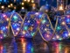 LED Christmas Ribbon 4m, 40 LED, Purple