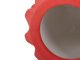 Massage roller for back and legs with bumps, crossfit, yoga, red