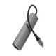 Acefast J16 5-in-1 USB-C Hub with HDMI 4K 60Hz and PD 90W, Gray