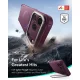 ESR Cyber Tough Kickstand MagSafe Case for iPhone 18 Pro / 17 Pro with Stand, Burgundy