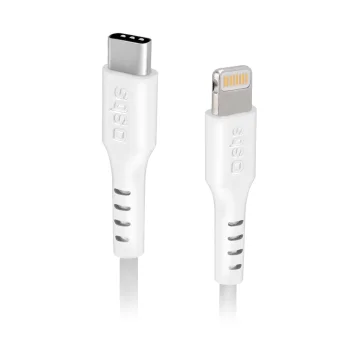 Sbs USB-C - Lightning Cable MFi 2m, White
