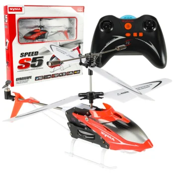SYMA S5 3CH RC Helicopter, Red