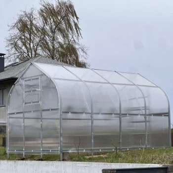 Greenhouse KLASIKA DROP 2.5x4m with 4mm Polycarbonate