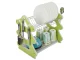 Two-Tier Dish Drainer with Cutlery Holder, 39x39x26 cm