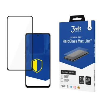 3mk HardGlass Max Lite Tempered Glass for Oppo A58 4G Black