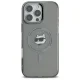 Karl Lagerfeld iPhone 16 Pro Case IML Metal Choupette Head MagSafe, Black