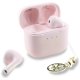 TWS Guess Glossy Effect Printed Classic Logo & Charm Headphones - Pink