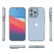 Spring Case for iPhone 14 Pro Max with Colored Frame, Light Blue