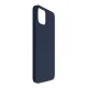 3mk Silicone Case for Apple iPhone 15, Navy Blue