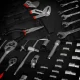 Bauerkraft H-077 Large Tool Set in Rolling Case, 189 pcs