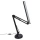 Adjustable LED Desk Lamp with Swing Arm and USB, 2 Mounting Options, Black