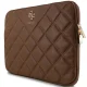 Guess Quilted 4G 14\" Laptop Sleeve, Brown