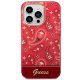Apple iPhone 14 Pro Max 6.7\'\' Guess Bandana Paisley Case Cover (GUHCP14XHGBNHR), Red