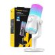 Maono DM30RGB Gaming Microphone, White