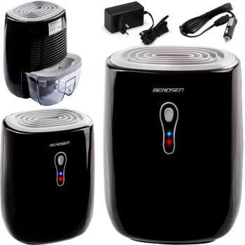 Air Dehumidifier, Moisture Absorber + Car Power Supply, Berdsen BR-70B