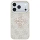 Guess 4G & Big Resin Logo Case for iPhone 17 Pro Max / 18 Pro Max - Pink