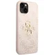 Guess 4G Big Metal Logo Case for iPhone 15 Plus / 14 Plus - Pink