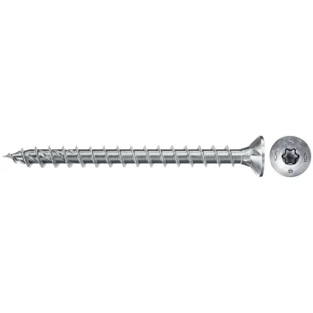 Fischer PowerFast II Screws 4.0x40 mm, Countersunk Head, TX, Full Thread, 1000 Pcs