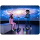 Kids 3-Wheel Balance Scooter with LED Wheels Ricokids Glowi, Black