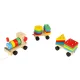 Wooden Toy Train Sorter with Blocks, 30cm