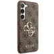 Guess 4G Big Metal Logo Case for Samsung Galaxy S23 Brown
