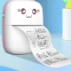 HURC9 Bluetooth Mini Thermal Printer Mini Kitty - Pink