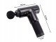 Relaxing Muscle Massager Pistol with 4 Nozzles Wireless Massage Device, Black