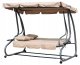 MultiGarden G2025-B BEIGE 3-Seater Convertible Garden Swing, Beige