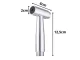 Bidet Spray Head with Push Button