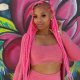 Kanekalon Synthetic Afro Braids for Hairstyles 60cm, Neon pink