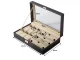 Watch and Glasses Organizer Box, Black