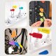 Cable label straps, 10 pcs, assorted colors