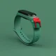 Christmas Strap for Xiaomi Mi Band 3 / 4 with Gift Motif, Dark Green