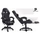 Gaming Chair with Footrest Specter Sofotel Ergonomic Swivel, black