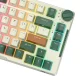 Wireless Mechanical Gaming Keyboard Royal Kludge RKH81 LED RGB, Sky Cyan switch, green