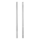 Aluminum Cable Cover Strip Maclean MCTV-897 S, 33x18x750 mm, Silver