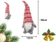 Christmas Gnome, Grey, 38 cm