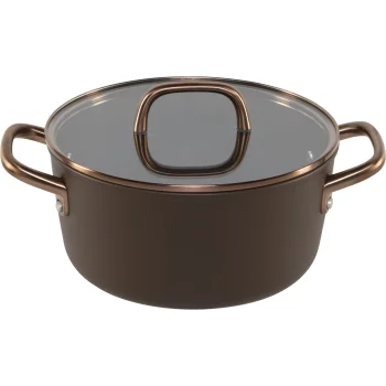 ZWILLING Milano puodas su stikliniu dangčiu 24 cm, rudas