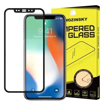 5D Apple iPhone 12 mini 5.4" Tempered Glass Screen Protector [Full Glue] - Black