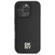 DKNY iPhone 16 Pro Case Repeat Pattern Stack Logo MagSafe, Black