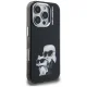 Karl Lagerfeld IML Aquarelle Karl & Choupette iPhone 16 Pro Case, Black