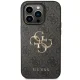 Guess 4G Metal Logo Case for iPhone 15 Pro Max, Grey