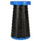 Telescopic Portable Adjustable Height Folding Stool for Camping Festival Hiking BBQ Gardening Fishing, Blue