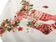 Christmas Table Runner with Stocking Motif, 205x35 cm, White