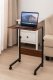 Adjustable Rolling Laptop Desk for Sofa and Bed ModernHome, Dark Brown