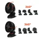 Ruhhy 00025567 Wireless Desk Fan with Clip, 1200mAh, Black