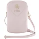 Guess Zip Triangle 4G Phone Bag - Pink