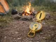 Military Survival Compass Folding Metal Outdoor Navigation, Gold