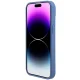 Guess GUHCP15SP4TDPB iPhone 15 6.1" blue/blue hardcase Leather 4G Triangle Strass
